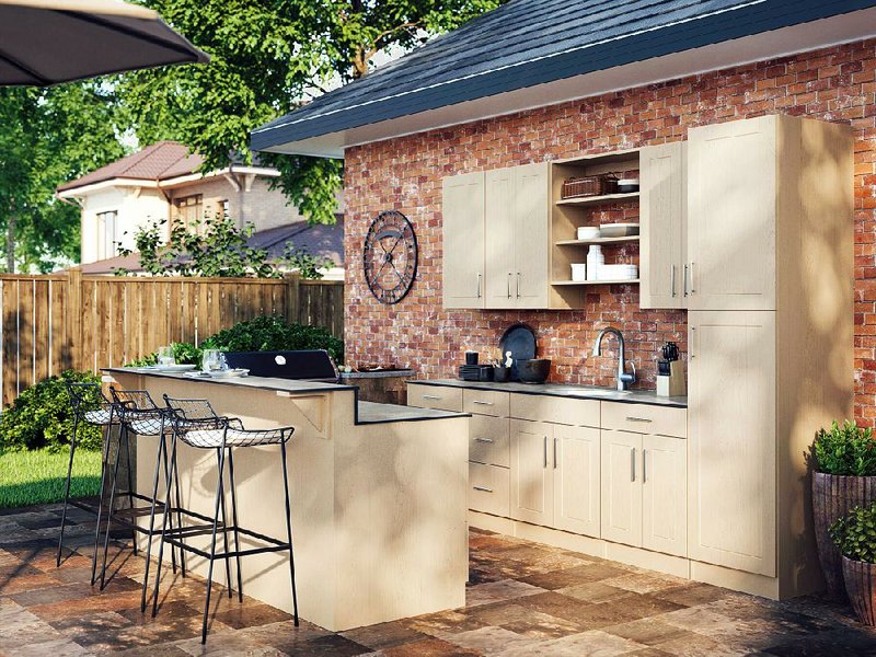 Outfitting A Low Cost Assembled Outdoor Kitchen