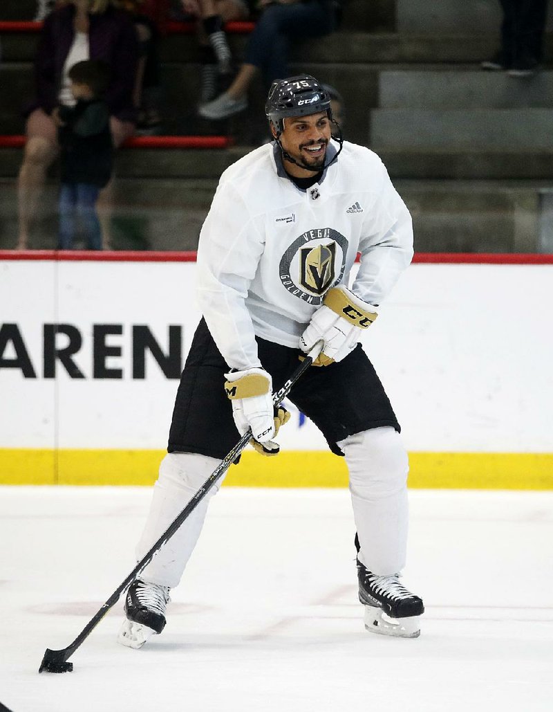 Ryan Reaves has scored some big goals for Vegas this postseason, including one Monday night over Washington.  