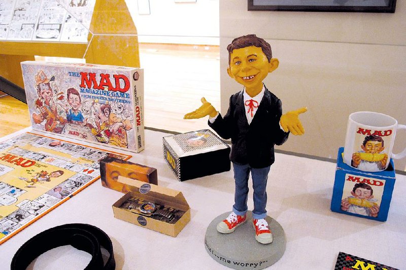 Memorabilia, magazines and original artwork make up a new exhibit on the legacy of MAD magazine.  