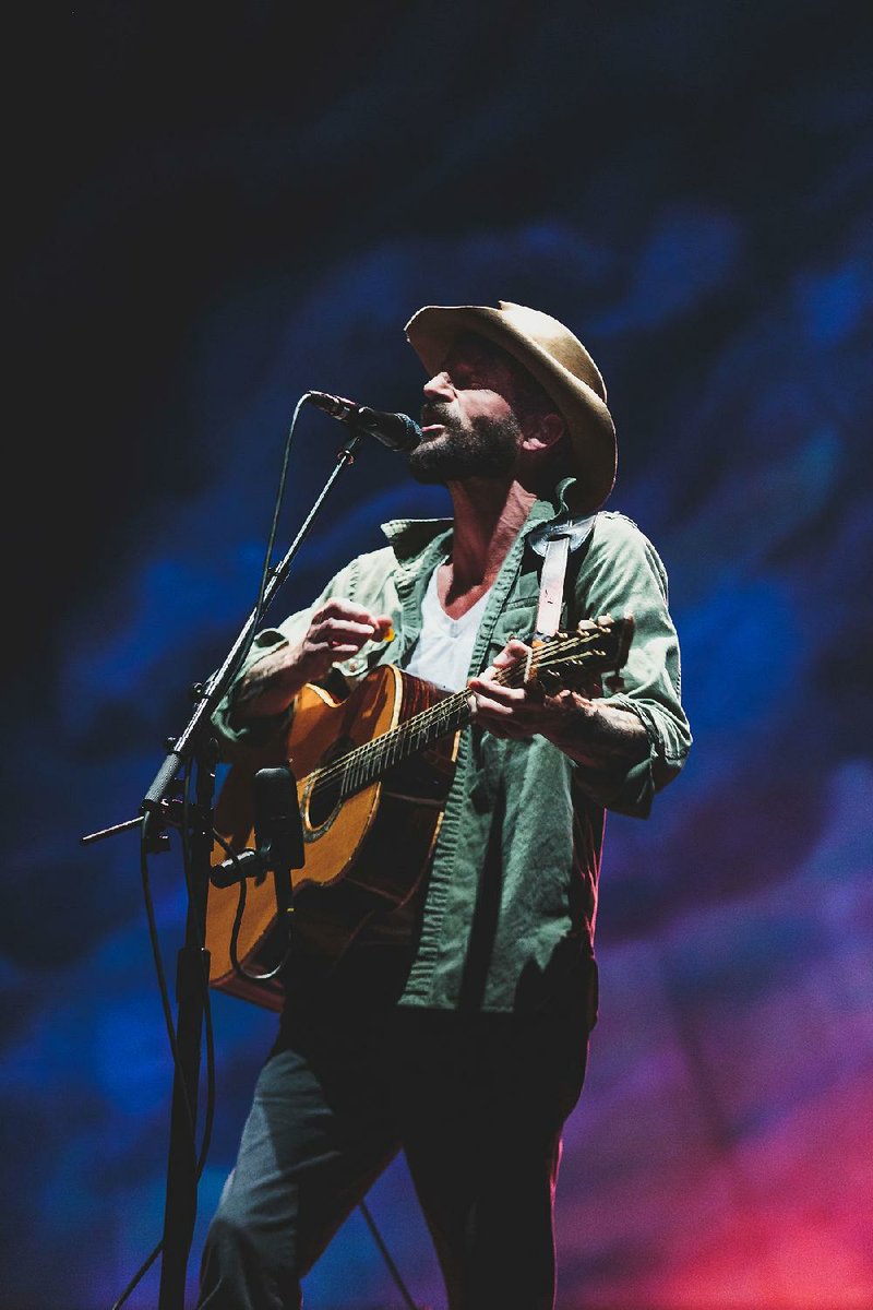 Ray LaMontagne performs with “special guest” Neko Case on Tuesday at the Walmart AMP in Rogers. 
