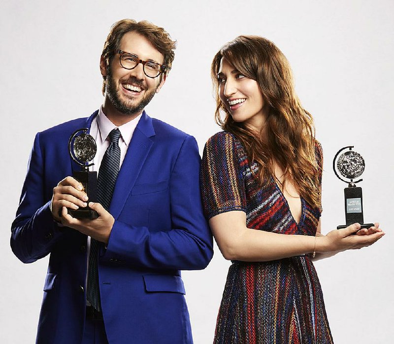 The Tony Awards will be hosted for the first time by Josh Groban and Sara Bareilles. CBS will air the three-hour Broadway lovefest beginning at 7 p.m. today. 
