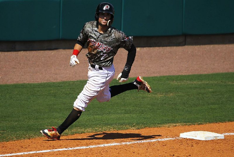 Braden Bishop is in his second season with the Arkansas Travelers. Bishop, 24, was drafted in the third round by the Seattle Mariners in the 2015 Major League Baseball Draft from the University of Washington. 