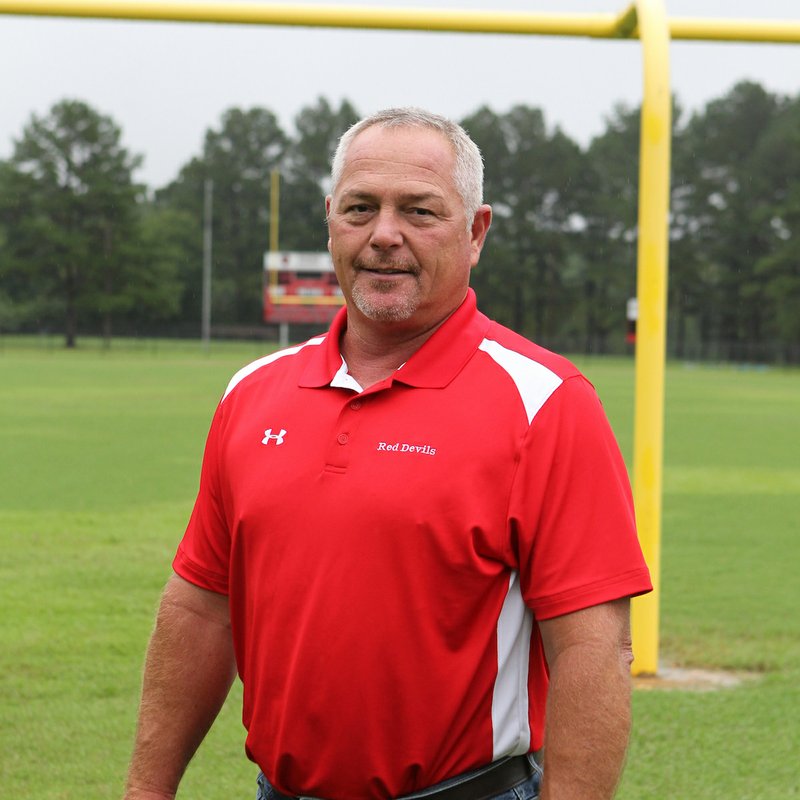 Submitted photo/The Sentinel-Record/Richard Rasmussen HALL OF FAMER: Mountain Pine head football coach Sam Counce was an NAIA All-American honorable mention in 1985 after the UCA Bears won back-to-back national championships. He will be inducted in October as one of seven new members of the UCA Sports Hall of Fame.