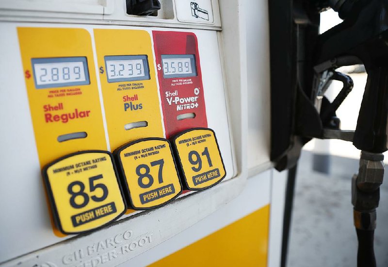 A pump at a Shell station in southeast Denver in May displays prices for the three grades of gasoline. The consumer price index in May advanced at the fastest pace in 6 years.  