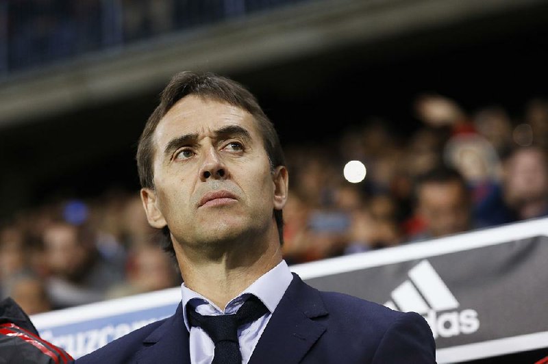 Julen Lopetegui was fired Wednesday as the Spain national team coach, just two days before the country’s opening World Cup match. 