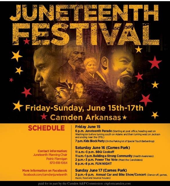 Juneteenth Celebration is set for the weekend | Camden News