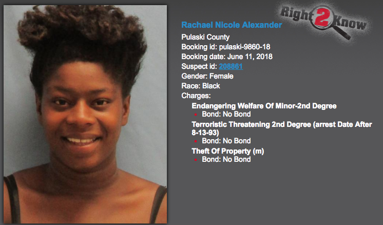 Rachel Alexander, 19, of North Little Rock.