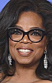  In this Jan. 7, 2018, file photo, Oprah Winfrey poses in the press room with the Cecil B. DeMille Award at the 75th annual Golden Globe Awards in Beverly Hills, Calif. 