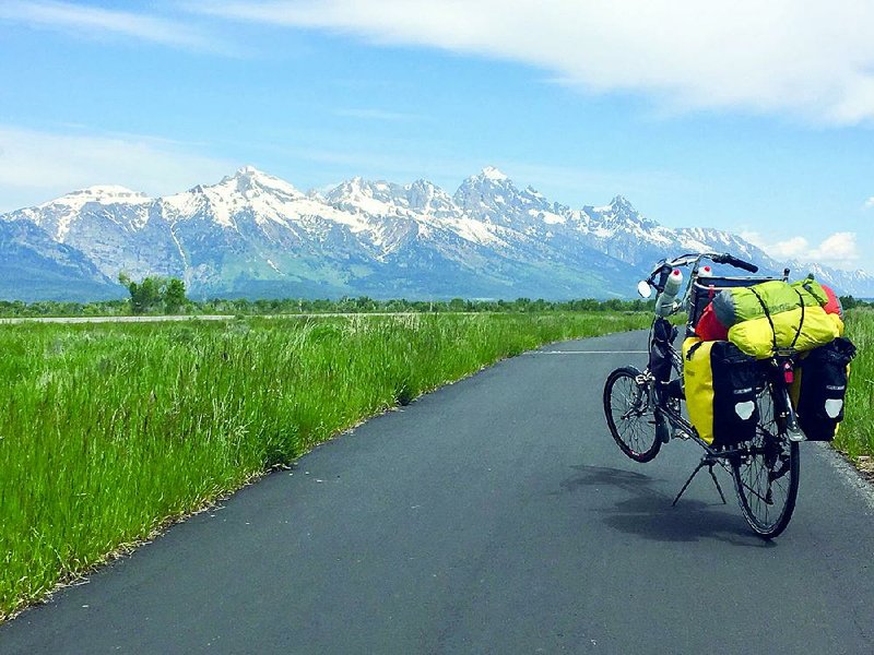 With Wyoming’s Grand Tetons and a lot of climbing ahead, Finley Cranor was confident June 7 that the load on his long recumbent bicycle — less than 35 pounds of camping gear — won’t overwhelm him. 