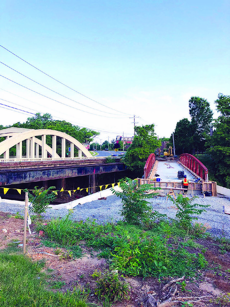 Drivers on a state highway can watch the construction of this little bridge. Do you know where and what it is?
