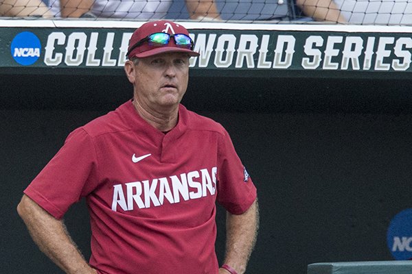 Arkansas vs Texas Sunday, June 17, 2018, during game three of the NCAA Men's College World Series at TD Ameritrade Park in Omaha.