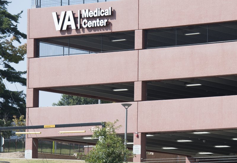 FILE — The Veterans Administration hospital in Fayetteville is shown in this 2017 file photo.