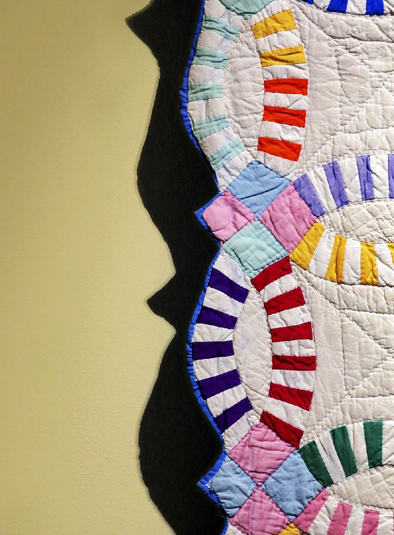 A Double Wedding Ring Pattern quilt by Essie Jackson is among those on display in the Old State House Museum’s “A Piece of My Soul: Quilts by Black Arkansans” exhibit.