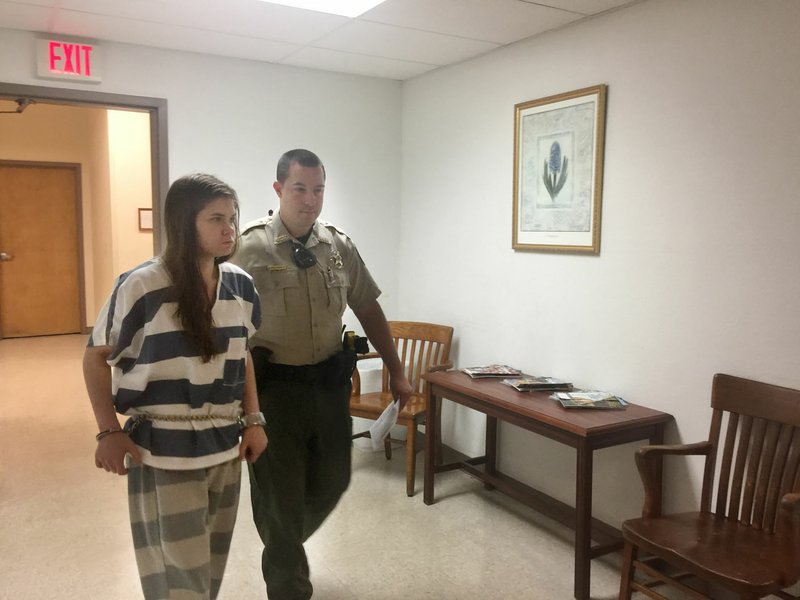 File Photo/NWA Democrat-Gazette/TRACY M. NEAL Andrea Lea Wilson, 26, of Bentonville, pleaded not guilty Monday to capital murder and tampering with evidence in connection with the death of her grandmother.