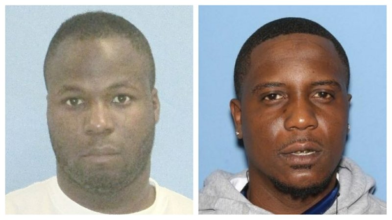 Brandon Rogers, 29, of North Little Rock (left) and Michael Scales, 30, of Little Rock 