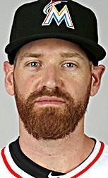 This is a 2018 photo of Dan Straily of the Miami Marlins baseball team. 