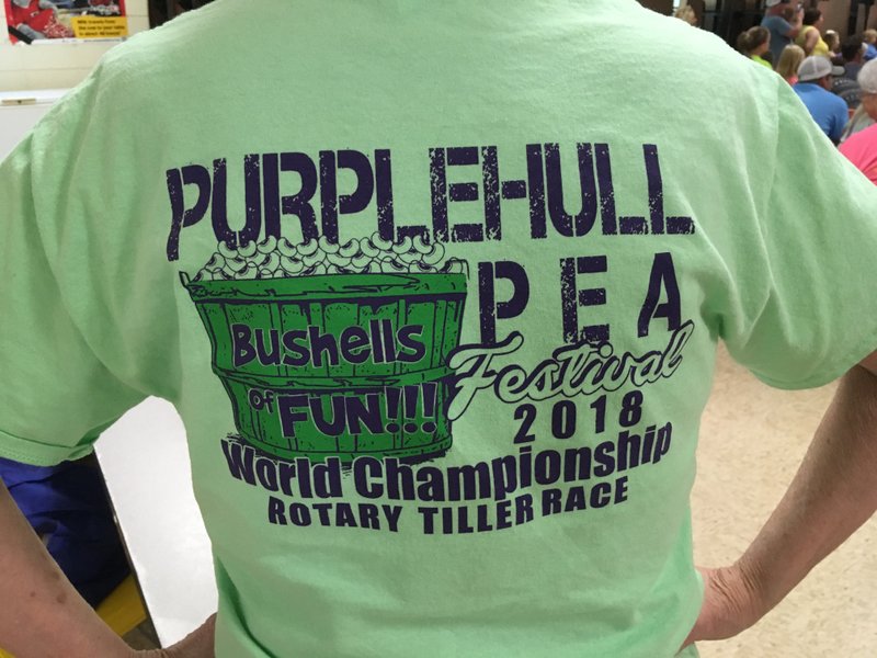 The 2018 Emerson PurpleHull Pea Festival “Pea-Shirt” is now available for purchase.