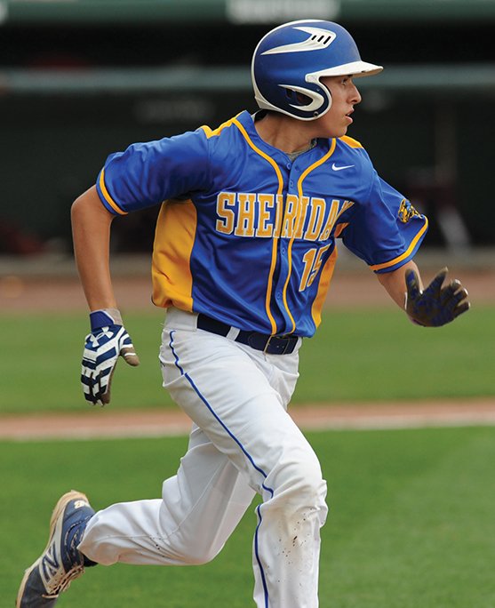 Sheridan second baseman Hunter Hicks batted .411 with 6 home runs, 36 RBIs and 35 runs scored in his senior season. He is the 2018 Tri-Lakes Edition Baseball Player of the Year.