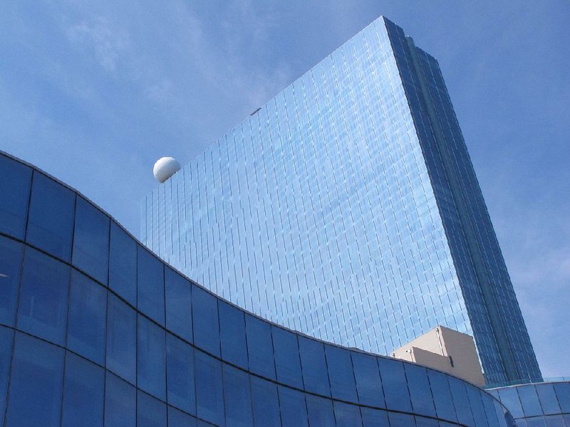 This photo taken earlier this month shows the exterior of the soon-to-open Ocean Resort Casino in Atlantic City, N.J.  