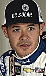 Kyle Larson during practice for Sunday's NASCAR Cup Series auto race, Friday, June 1, 2018, in Long Pond, Pa.