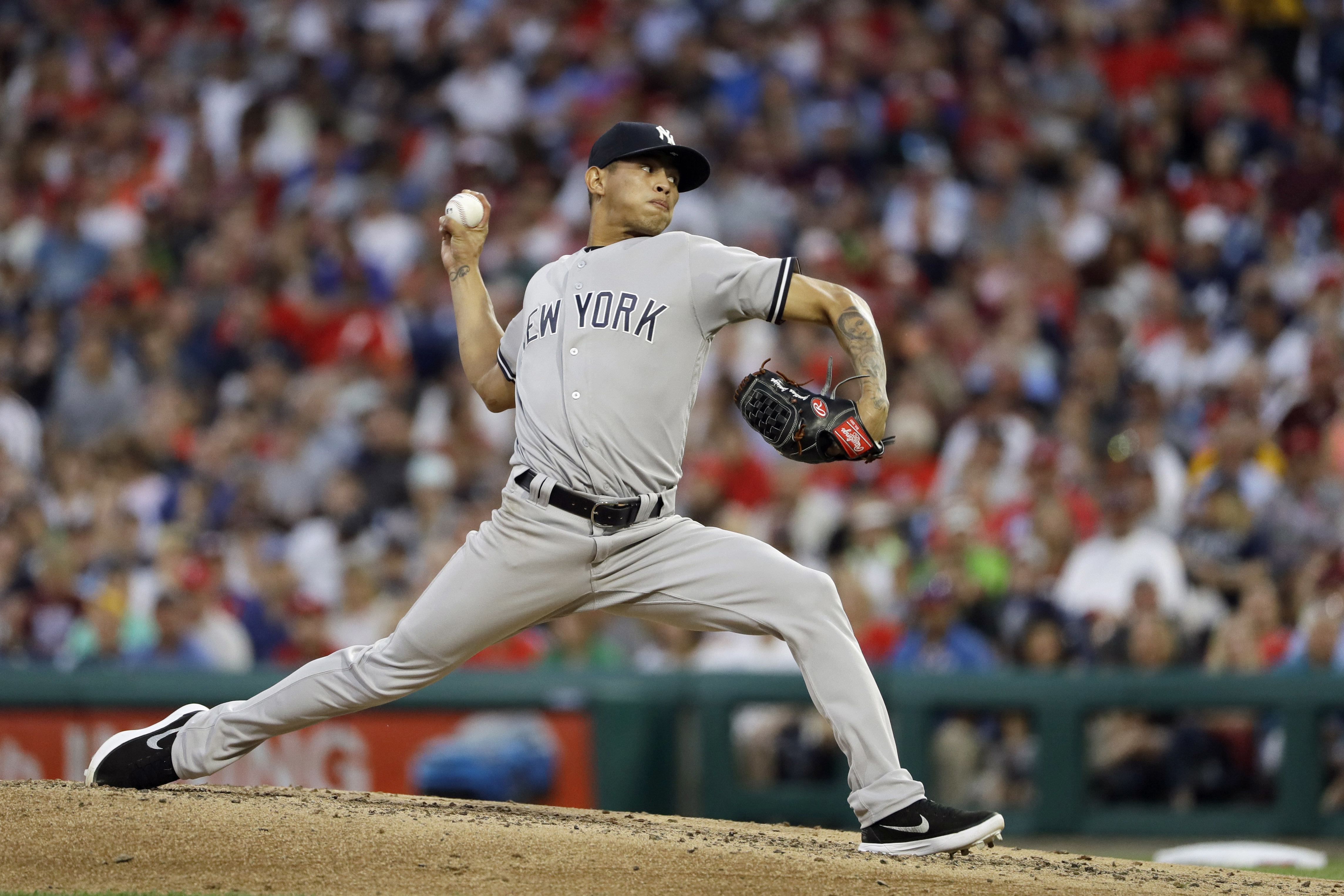 Ex-Yankees have Rangers up 2-0 over Astros as Bombers watch from home