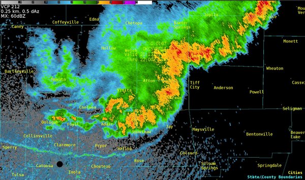 Severe thunderstorm watch issued for Northwest Arkansas