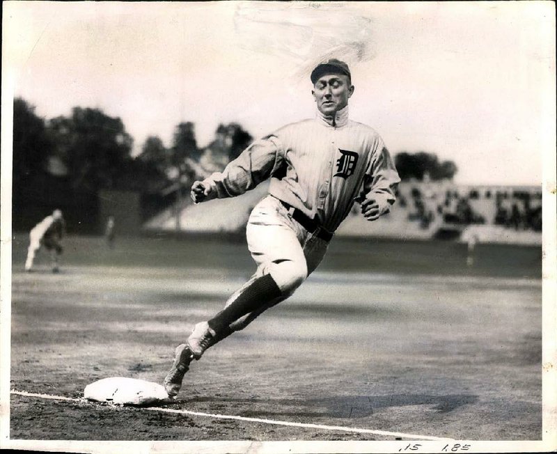 Ty Cobb, the controversial player once baseball’s top hitter, was photographed in 1920.