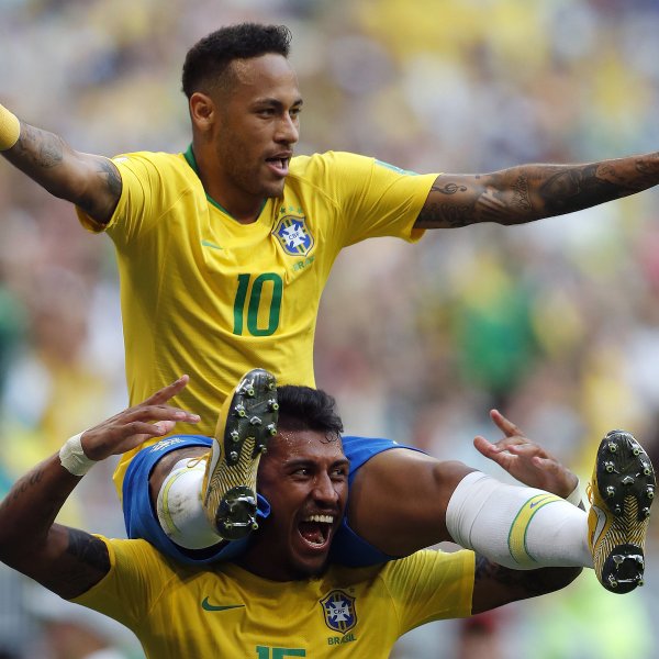 Neymar leads Brazil into World Cup quarterfinals