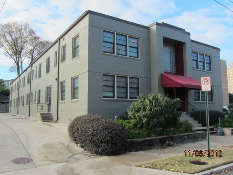 The apartment building at 315 E. Sixth St. is shown in this photo taken by the Pulaski County assessor.
