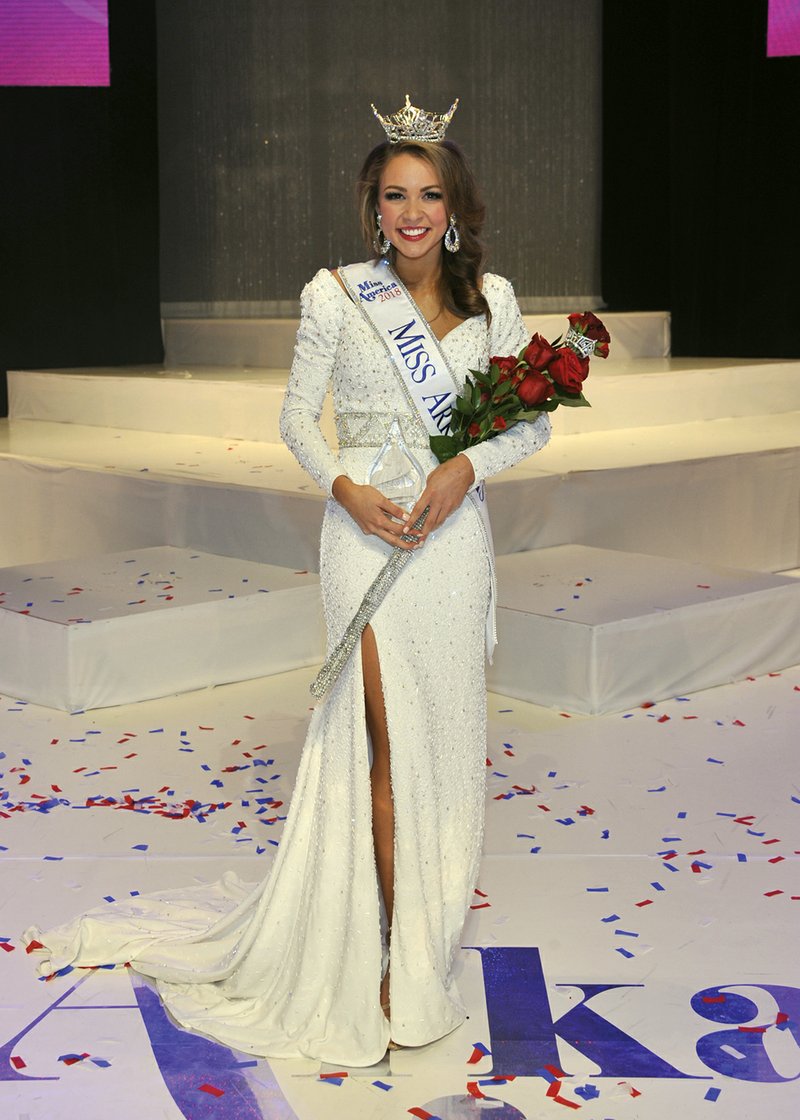 Miss Historic Batesville Claudia Raffo of Jonesboro was crowned Miss Arkansas 2018 on June 16.