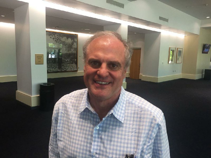 “I’m just trying to eat healthier and cut back on the carbs,” said former U.S. Sen. Mark Pryor, shown at the annual Arkansas Bar Association meeting in June.  