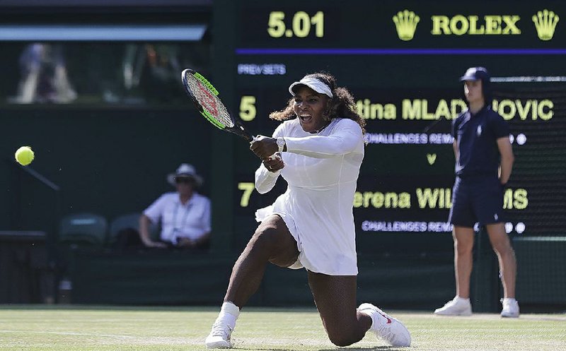 Serena Williams is among a half-dozen mothers in the singles main draw at Wimbledon. She’ll meet Evgeniya Rodina today in a rare meeting of mom vs. mom.