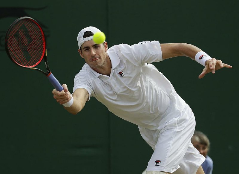 John Isner is in the Wimbledon quarterfinals for the first time in his career. Isner is the highest-ranked American left in the tournament. 