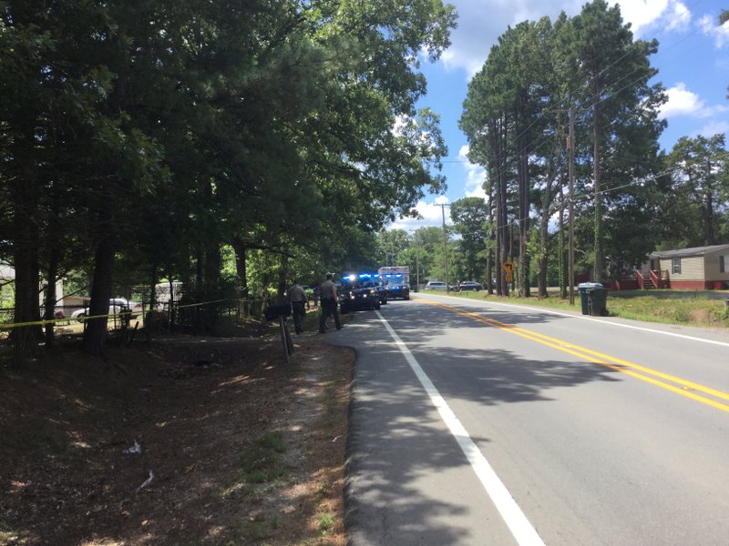 Pulaski County sheriff's office deputies respond to a shooting in Wrightsville.