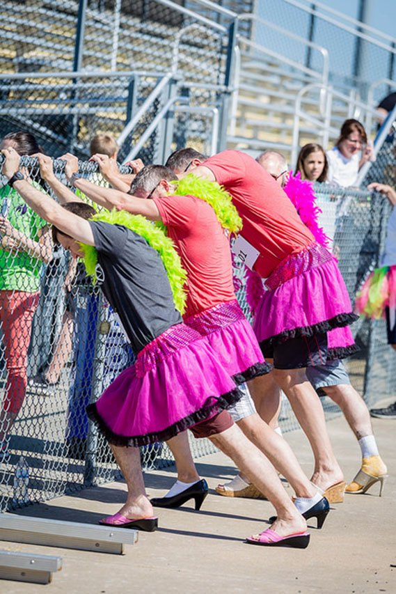 COURTESY PHOTOS Northwest Arkansas Women's Shelter supporters participate in the group's 2017 "Champions on (W)heels." This year's event is set for Aug. 4 at Lake Atalanta in Rogers. Rain date is Aug. 11.