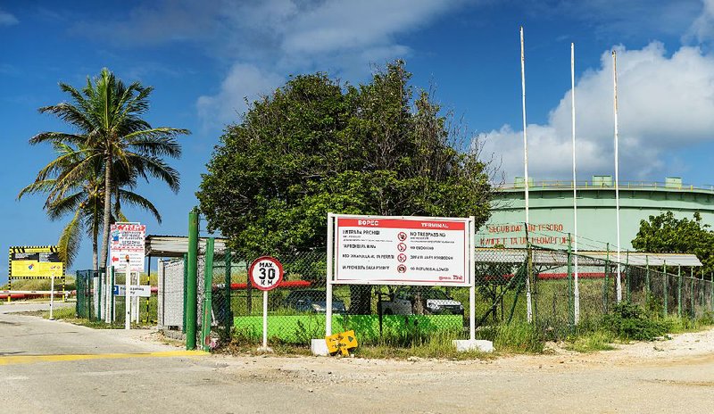 Venezuela refines and stores heavy crude at this terminal in Rincon on the Caribbean Netherlands island of Bonaire.  