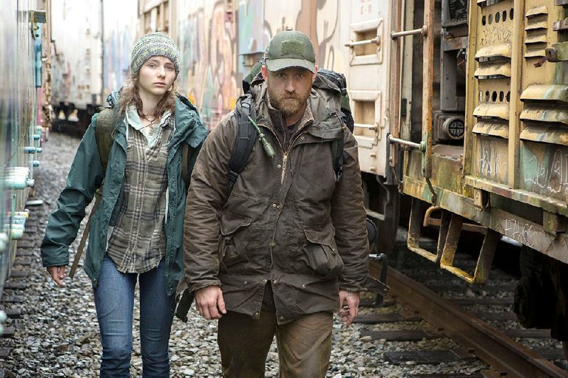 Tom (Thomasin McKenzie) and her father Will (Ben Foster) are homeless but self-reliant people who get caught up in a bureaucracy that turns out not to be faceless in Debra Granik’s Leave No Trace. 
