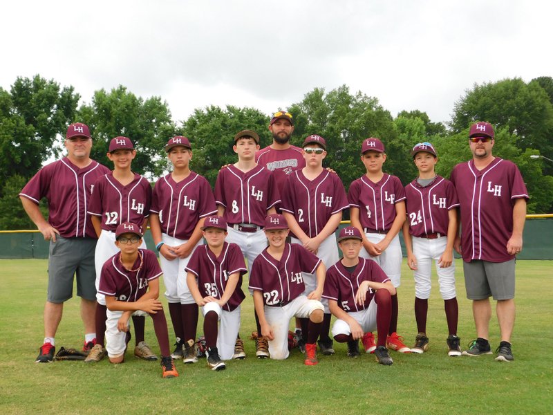 Submitted photo STATE RUNNERS-UP: The Lake Hamilton Optimist Club's 12-year-old all-star team recently finished its season as the state runner-up in Conway at the 2018 Arkansas USSSA All-Star State Championship tournament. Team members, from left, in front are Cody Riddell, Wyatt Wolf, Riley Poole and Talan Reid, and back, from left, head coach Jeremy Thomason, Brent Davis, James Ballard, Gavin Thomason, assistant coach Chris Riddell, Landon Godwin, Wentz Akard, Calek Kersey and assistant coach Kevin Wolf.