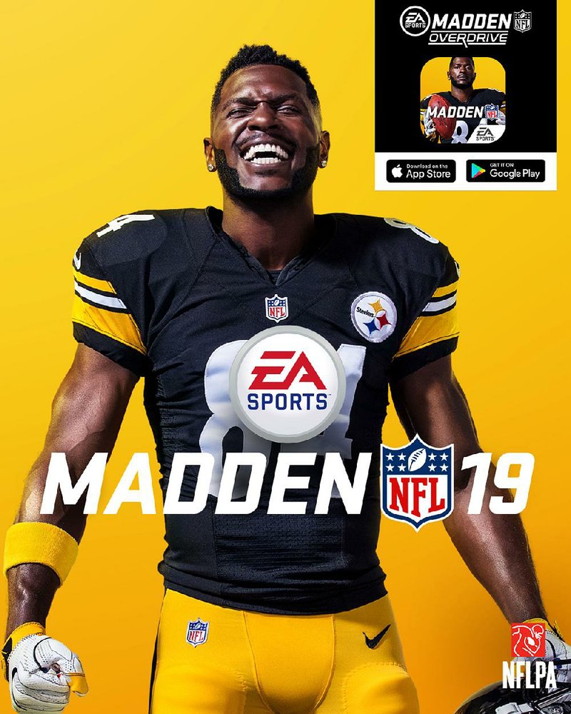EA Sports has announced that Pittsburgh Steelers wide receiver Antonio Brown will appear on the cover of the Madden 19 video game.  
