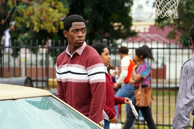 Damson Idris stars as young drug dealer Franklin Saint in the second season of Snowfall. The series returns to FX at 9 p.m. today.  
