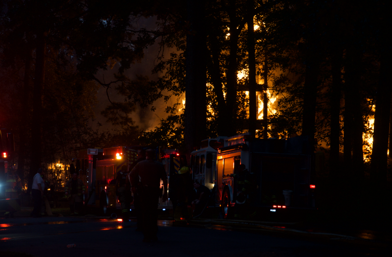 Multiple fire departments responded to a fire at Westminster Presbyterian Church on John Calvin Lane Thursday night.