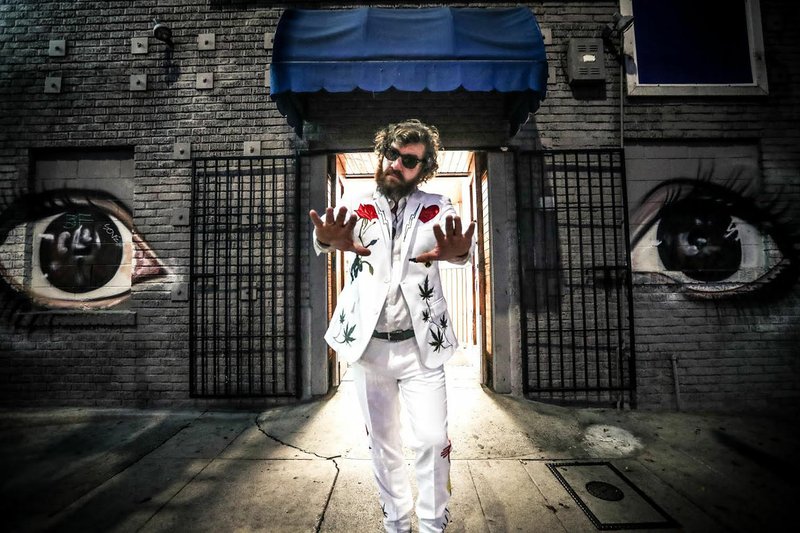 Courtesy Photo Frontman Joshua Logan calls his new musical alter-ego Chief White Lightning, and his debut album, out this month, bears the same name. He's on tour this summer promoting it, including a stop Saturday and Smoke and Barrel in Fayetteville.
