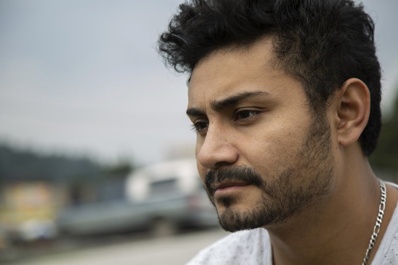 Bernardo Reyes Rodriguez poses for a portrait in La Marquesa, Mexico, Saturday, June 30, 2018. Rodriguez is looking for answers after being arrested by immigration officers whilst pending review for a U visa for him and his wife. Under past presidents, people who were here illegally but qualify for a U visa were usually allowed to wait stateside until their petition was approved. But now ramped-up immigration enforcement has meant that some of them are getting swept up by U.S. Immigration and Customs Enforcement before they have a chance to legalize. (AP Photo/Anthony Vazquez)