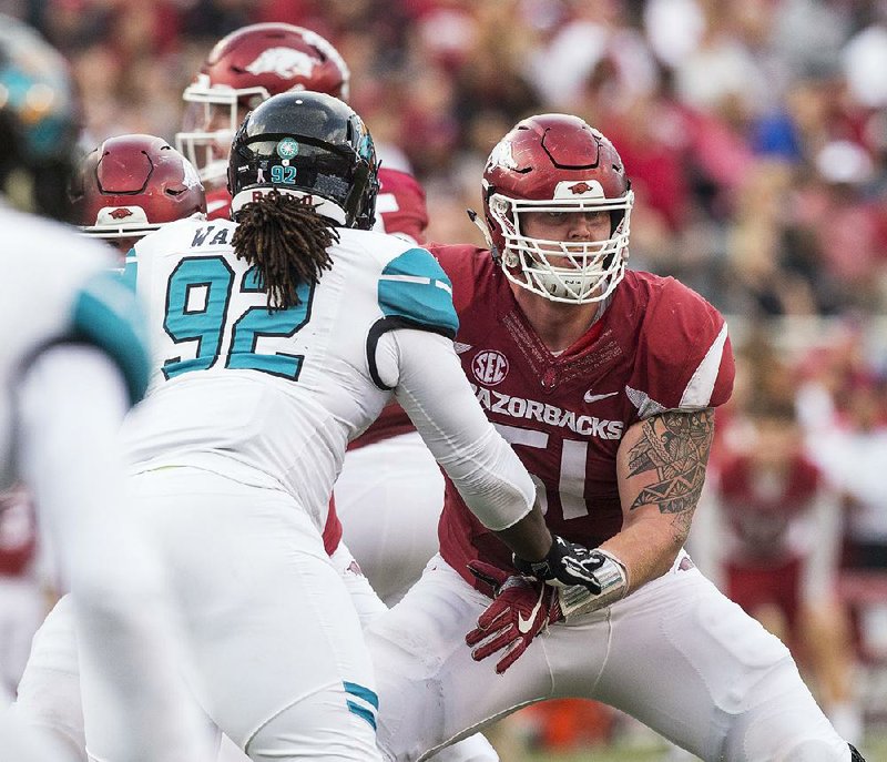 Senior offensive lineman Hjalte Froholdt was one of only three Arkansas players to earn preseason all-conference recognition from members of the SEC media.  