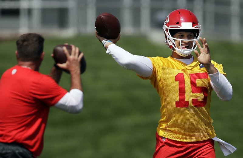 Second-year pro Patrick Mahomes figures to be the Kansas City Chiefs’ starting quarterback this season after Alex Smith was traded to the Washington Redskins during the offseason. 
