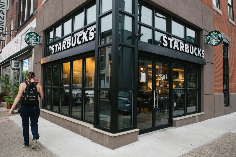 A popular Starbucks store in Philadelphia. 