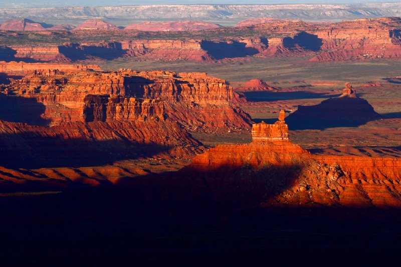 The sun sets over Bears Ears National Monument. 