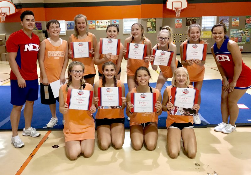 MARIA HOLLOWAY NCA nominees include Haley Mayhew (front, left), ninth grade; Katie Keith, ninth; Bella Holloway, ninth; Stormey Jo Pembleton, ninth; Aiden Young (back, left), seventh; Ella Scantlin, seventh; Emily Lucas, eighth; Chloe Lucas, ninth; Natalie McGee, eighth; and Abi Edgeman, seventh.