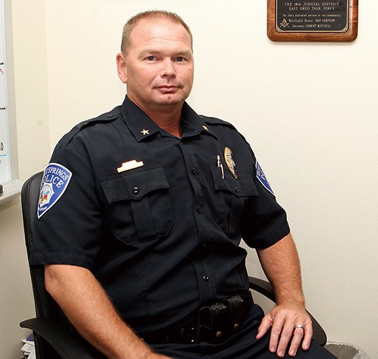 The Sentinel-Record/Richard Rasmussen MOVING ON: Hot Springs Assistant Police Chief Chris Chapmond will soon be taking over as the police chief in Bluffton, S.C., after applying for the job about four months ago. He is due to start the new position on or about Sept. 1.