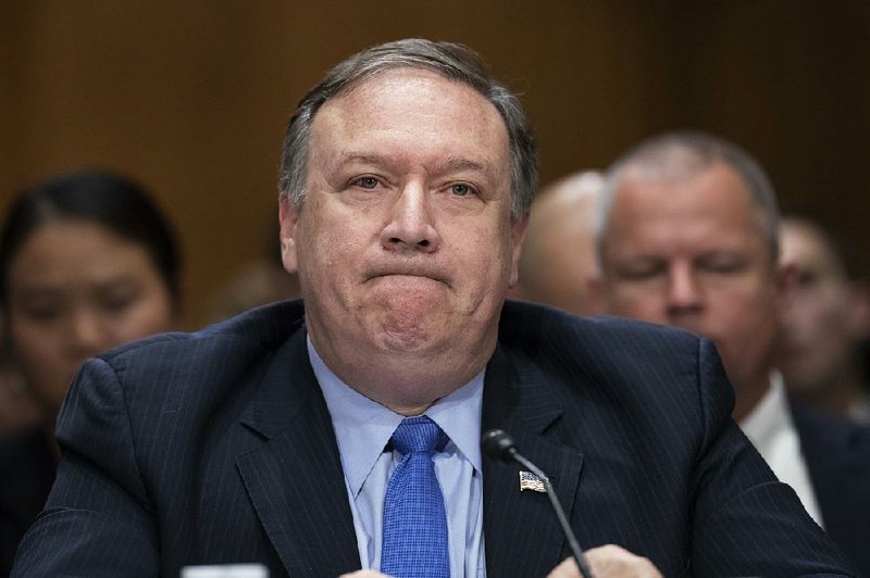 Secretary of State Mike Pompeo told the Senate Foreign Relations Committee in testimony Wednesday that President Donald Trump respects the U.S. intelligence community and accepts its findings on Russia. 